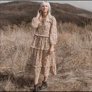 Rylee Cru Women’s Mama Bloom Dress NWT Sz L